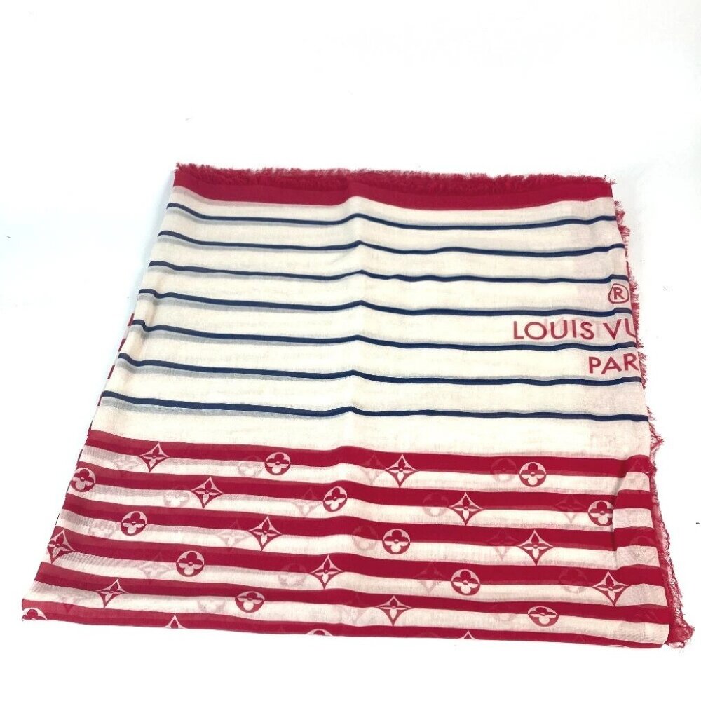 LOUIS VUITTON M76193 LV Escal Etol-Pareo Summer Stripe Width Stole/Shawl